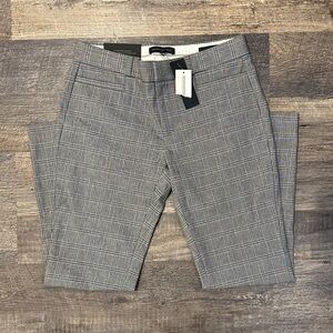 Women’s Banana Republic Slim High Rise Ankle Pants Grey Plaid Size 4